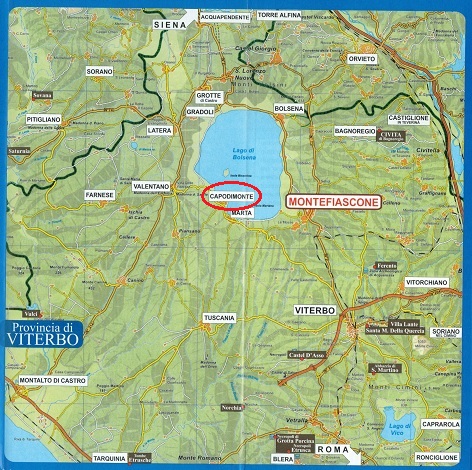 Landkarte Capotimonte
